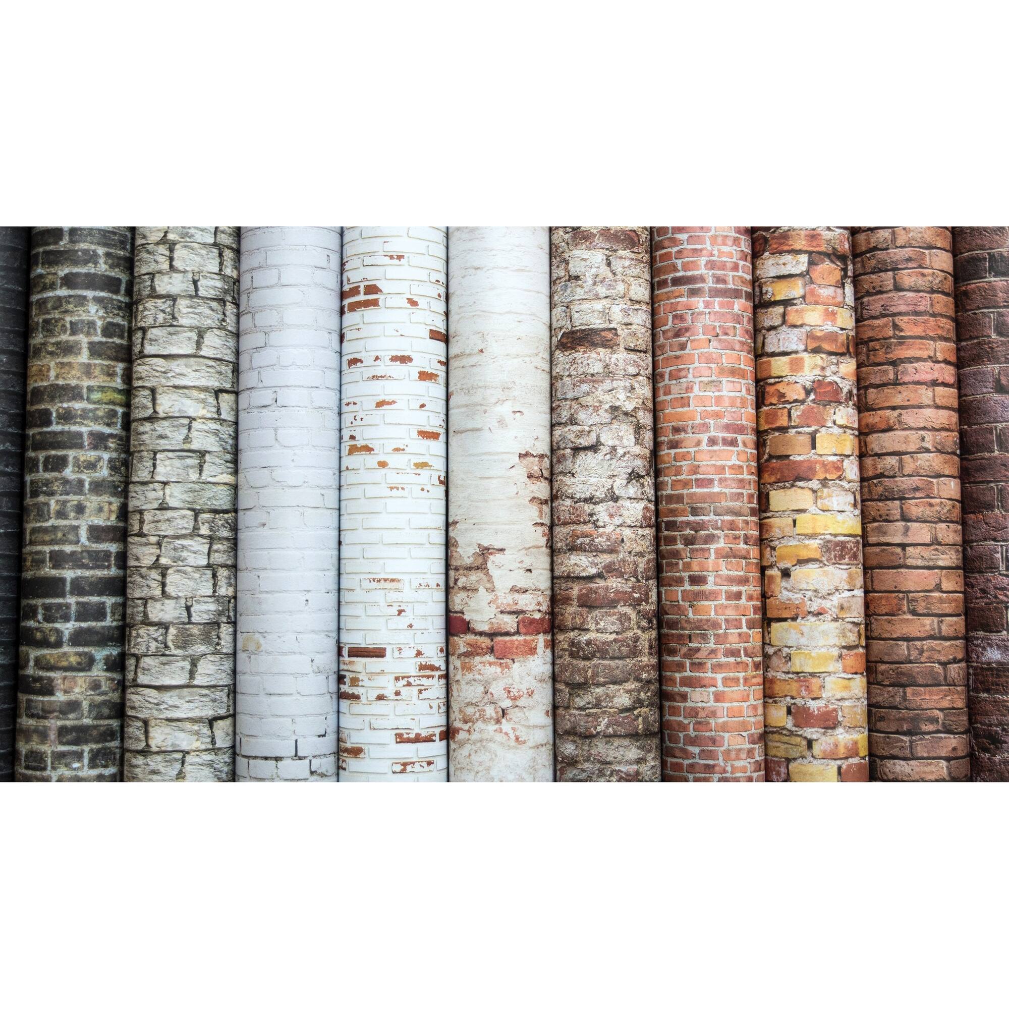 Craft Consortium Double-Sided Paper Pad 12" x 12" 30 ct. Brick Textures, 20 Designs